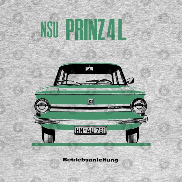 NSU PRINZ 4L - owners handbook by Throwback Motors